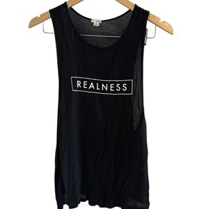 Garage Black Graphic Tank Top Size S